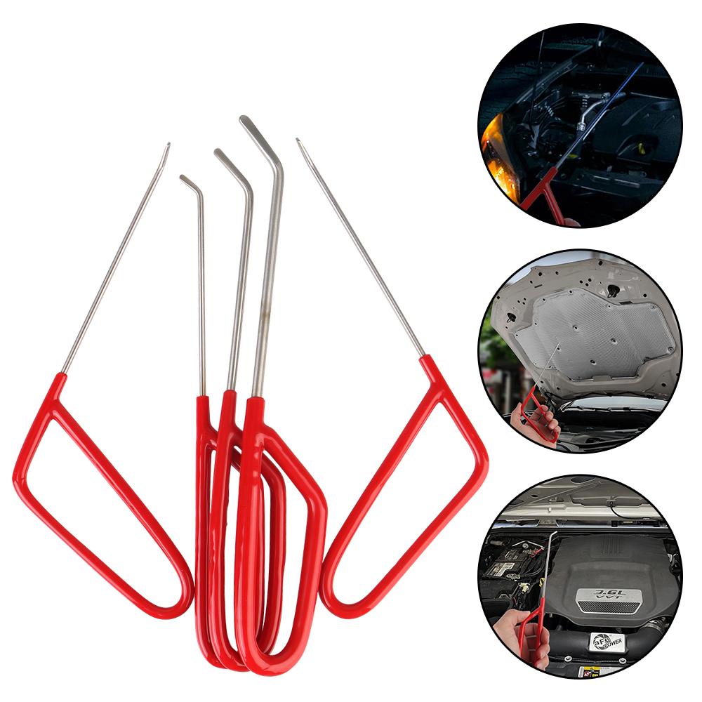 Инструмент для удаления вмятин на кузове автомобиля, крюк, стержень, нержавеющая сталь, инструмент для ремонта вмятин автомобиля, плоский рычаг, крюк для града, инструмент для ремонта, рычаг для ремонта вмятин