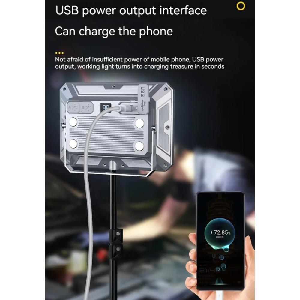 Портативный светодиодный светильник для кемпинга, перезаряжаемый прожектор, мощный уличный аварийный светильник, водонепроницаемый подвесной ночник