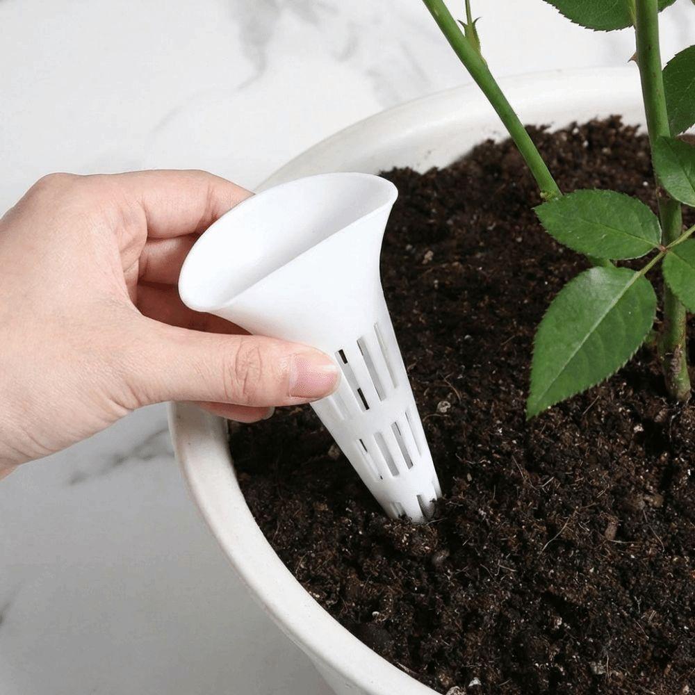 10PCS Breathable Conical Watering Device Root Aeration Prevent Root Rot Root Protection Device Deep Watering Prevent Soil Loss