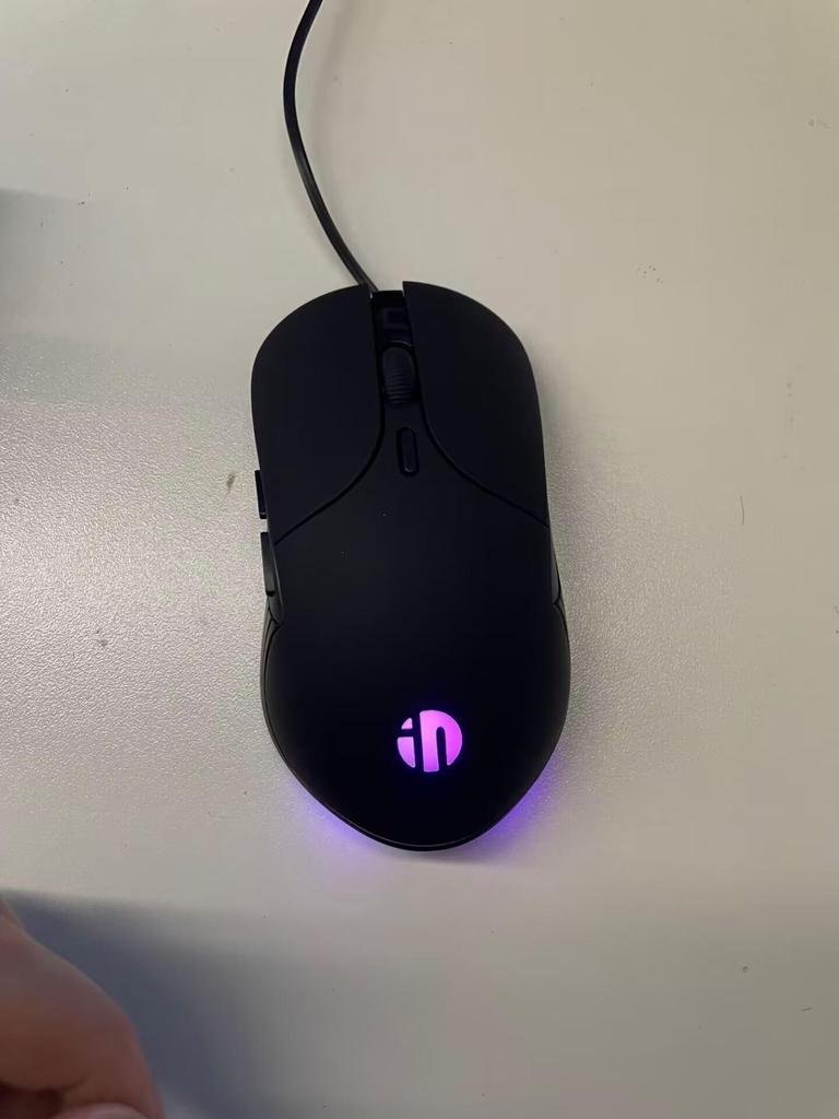 Бесшумная игровая мышь INPHIC B1, проводная, 6 программируемых кнопок, 8800 DPI, светящийся дизайн, бесплатная доставка