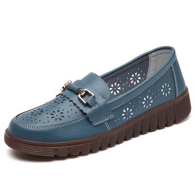 Модные весенне-летние новые женские повседневные спортивные туфли дышащие легкие износостойкая мягкая подошва большой размер 44 женская обувь