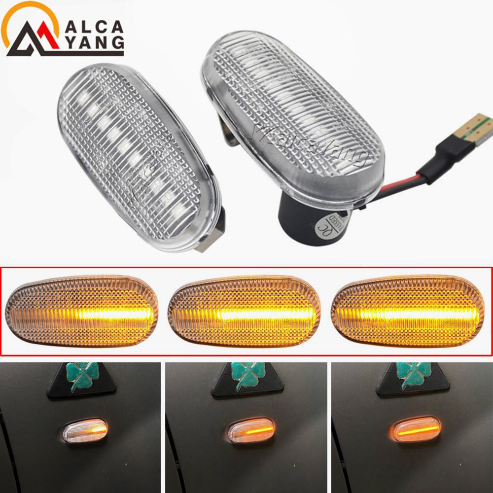 LED Turn Signal Side Marker Light Blinker for Alfa Romeo Mito 147 GT 147 Pre-facelift for FIAT Bravo II Sequential Flashing