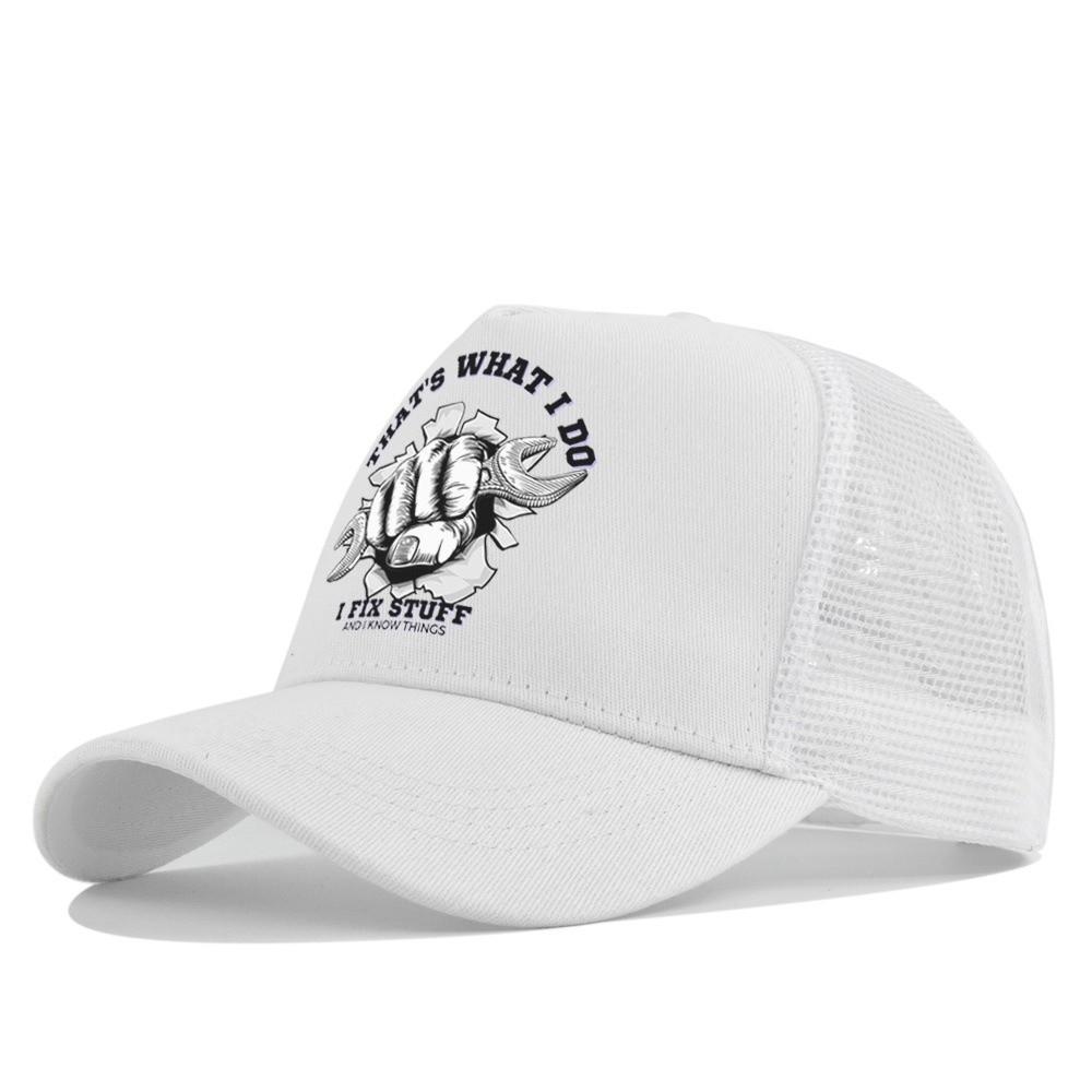 Two Tone Mesh Trucker Hat Breathable Outdoor Sun Hat Vintage Summer Baseball Cap For Men