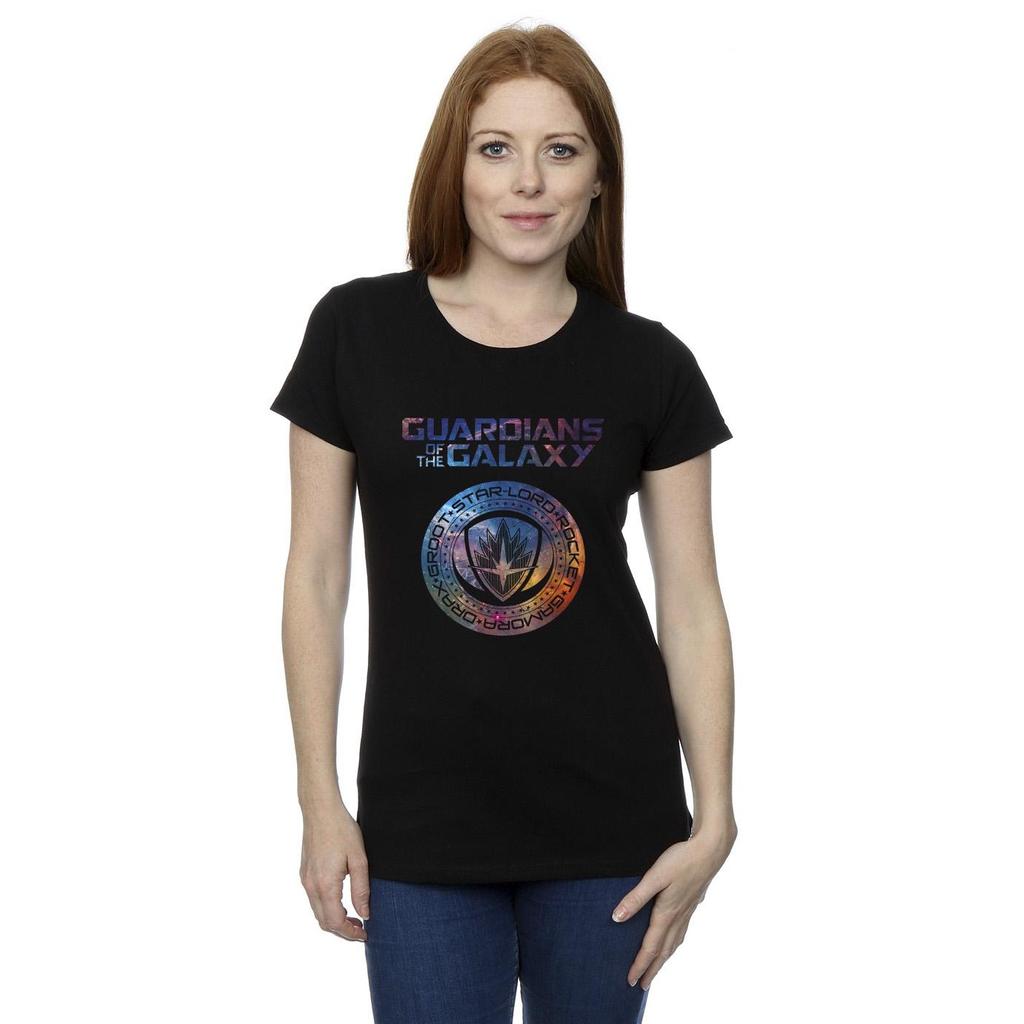Marvel Womens/Ladies Guardians Of The Galaxy Stars Fill Logo Cotton T-Shirt