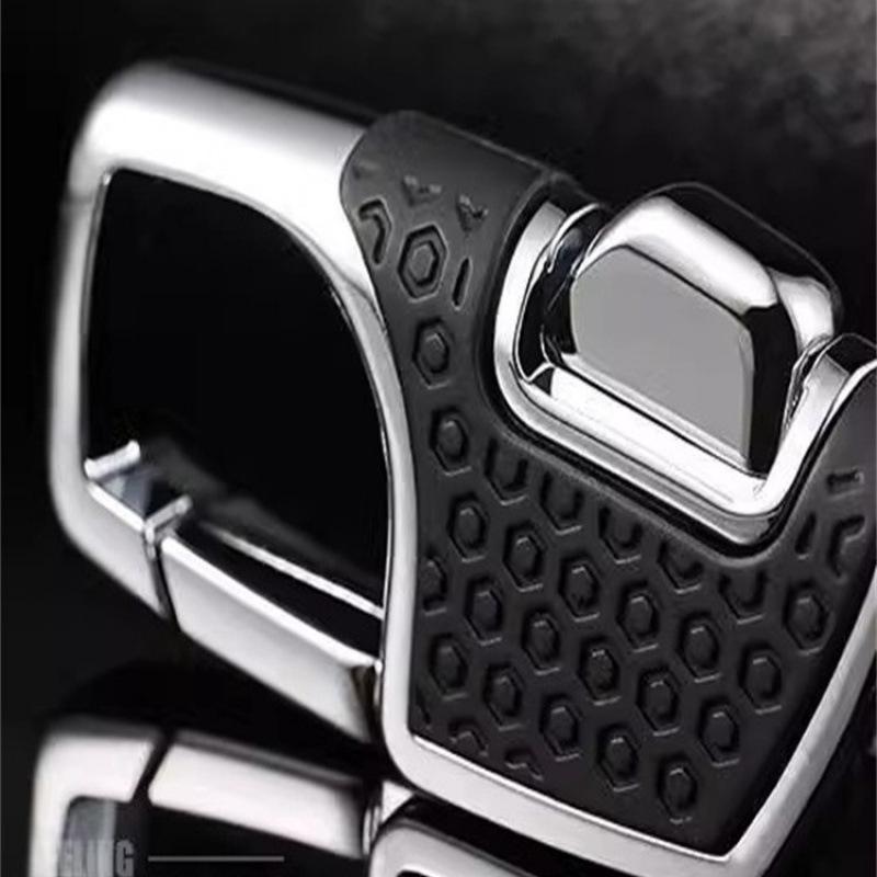 Мужской премиальный брелок из нержавеющей стали с зажимом на талию с открытием одним нажатием