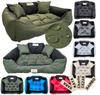 Dog bed KINGDOG 130x105 cm personalized waterproof green