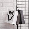 2/5pcs New Recyclable Party Supplies Tuxedo Groomsmen Thank You Shop Loot Gift Bag with Handles
