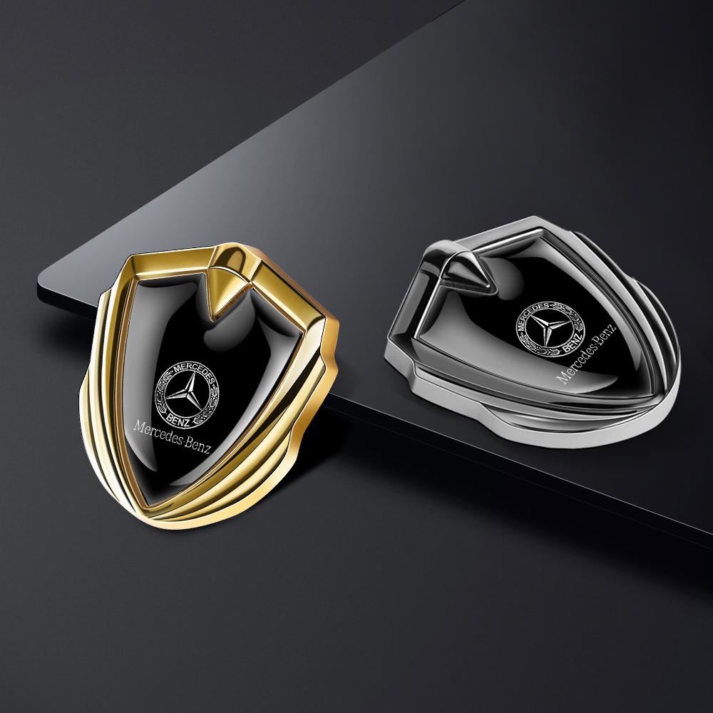 GLC GLB New 3D Metal Car Side Fender Sticker Shield Emblem Badge Logo for Mercedes Benz Accessories AMG W204 W213 W205 W211 W17
