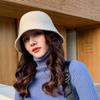Fashion Women Winter Knitted Thicken Autumn Bucket Hat Warm Hats Felt Wool Hat Fishing Cap