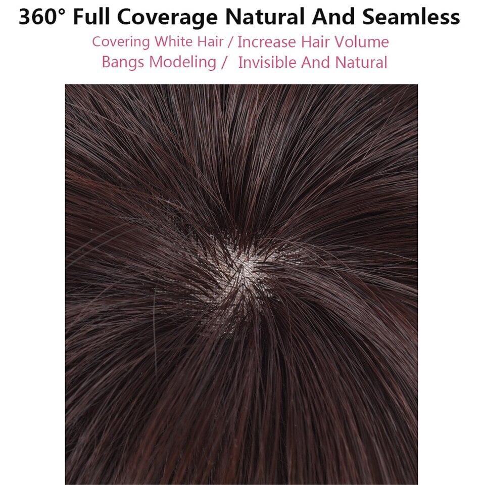 LUPU Women's Synthetic Hair Bangs 3D Bangs Clip In Hair Extensions Heat Resistant Hair Pieces Accessories False Hair