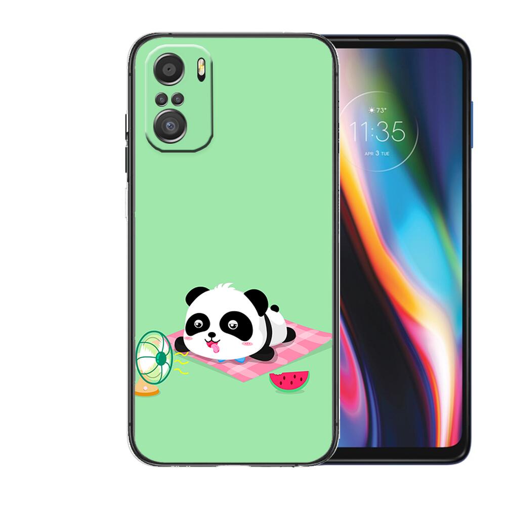 Super Cute Panda Phone Case For Xiaomi Mi 11 Lite Pro Ultra 10s 9 8 MIX 4 FOLD 10T 5g Black Cover Silicone Back Prett