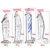 Glass Dildos Masturbators for Women Large Sex Toys Adult Products Threaded Artificial Penis