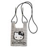 Baby Lou Pochette с плечевой мини-сумкой-тоут IP BR Вязаный с персонажами Sanrio B 8397 01 [Rootto] Гусиная лапка/Гусиная лапка