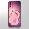 Чехол для телефона с изображением милой свиньи из мультфильма для Samsung Galaxy A12 A02S A22 A32 A52 A72 A71 A51 A41 A31 A21 A11 A50 A70 A10S A20S, черный