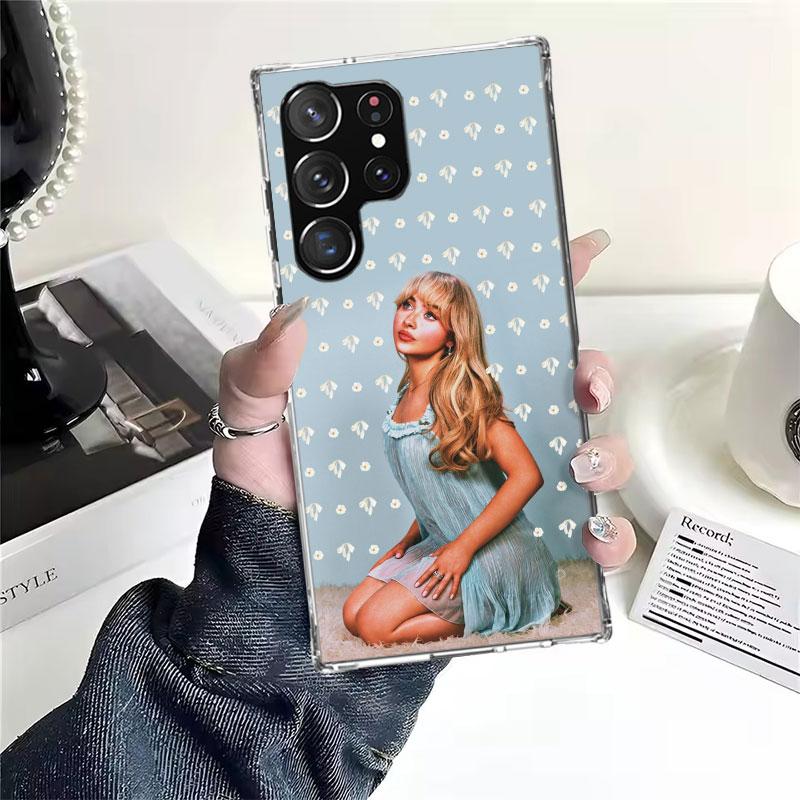 CR66 S-Sabrina C-Carpenter Мягкий чехол для телефона для Samsung Galaxy S22 S23 S24 S25 Edge S26 Ultra S20 FE S21 Plus + Fundas Coque Gala