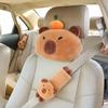 Adorable Cartoon Capybara Car Headrest Neck Pillow for Comfort and Support