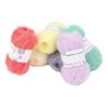 6 рулонов пряжи Scrubby Sparkle Pastel Glitter для вязания крючком кухонного полотенца, ручной вязки сумки для кукол с крокодилом