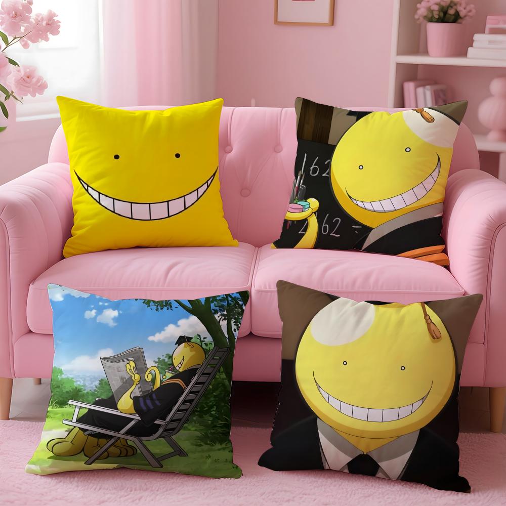 Trendy AAssassination Classroomed Cushion Cover Comfortable Durable Pillow Cover MultiScene for Home Office Car Sofa