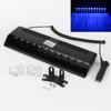 Windshield Warning Lamp Emergency Flasher 12V 12 LED Red Blue Police Lights Multiple Flashing Modes Car Strobe Light