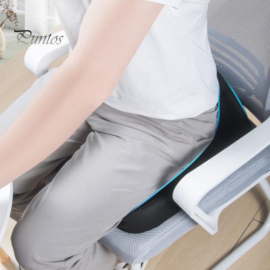 Подушка из пены с эффектом памяти и фиксирующей резинкой, эргономичный дизайн, утолщенная U-образная подушка для сиденья при ишиасе, боли в спине, офисное кресло, автомобильное инвалидное кресло