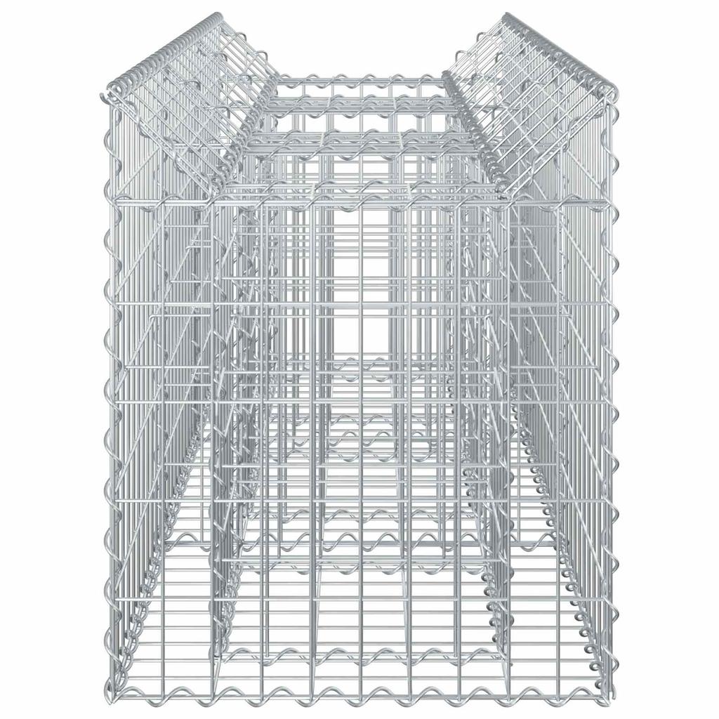 Gabion Raised Bed Silver