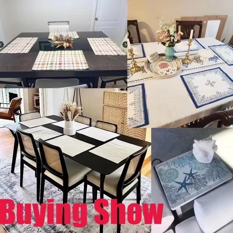 Nordic INS Cartoon Unicorn льняной коврик для стола нескользящий термостойкий коврик для стола подставка под стакан для напитков кухонные принадлежности