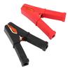 Alligator Clip, 1 Pair Black and Red Insulated Replacement Clamp Jumper Cable