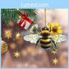 Милое Минималистичное Акриловое Украшение Пчела для Автомобиля Подарок для Праздничного Обаяния Интерьера