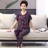 Women's Pajamas Short Sleeve Long Pants Loungewear Button Cardigan Set