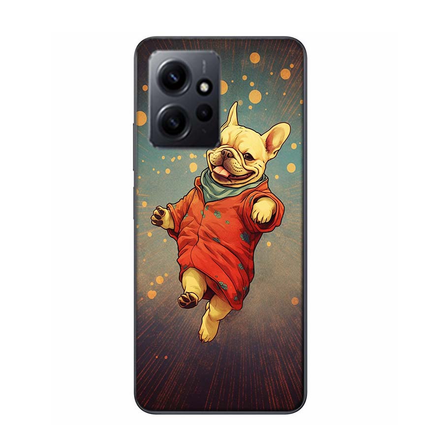French Bulldog Dog Pug Luxury Phone For Xiaomi Redmi Note 14+ 13 K70 Pro Plus Redmi 13C 14C 12C 12 10 10A 10C 9 9A 9C 9T 8 8A Co