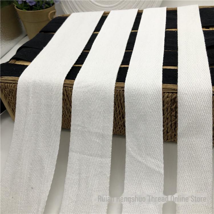 3 см белая и черная хлопковая тесьма с узором «елочка» для подшивания и домашнего текстиля