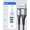 SUNGUY Micro USB Cable 2M [Set of 3]QC3.0/2.0 Up To 18W Fast Charging USB2.0 Data Transfer Micro Usb Cable High Durability Nylon Knitting Galaxy S7 /