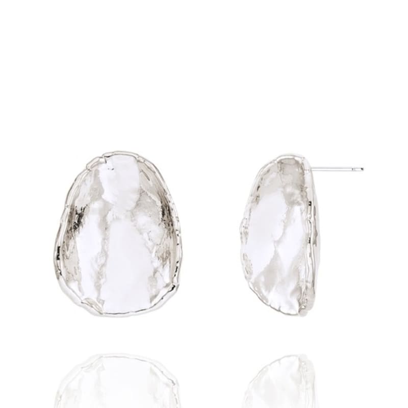 Ozel Crumble Button Earrings PB129E