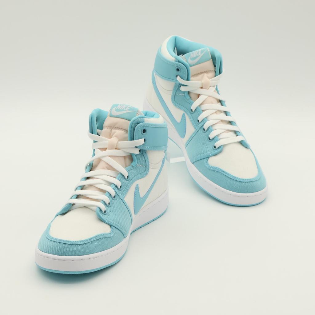 DO5047-411 Nike Air Jordan 1 High KO Выбеленный Аквамариновый Синий Белый Мятно-Зеленый (Мужской)
