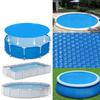 Above Ground Pool Solar Cover Heat Insulation Blanket Cover for Swimming Pool Protective Round Thermal Blanket with Heart-Shaped