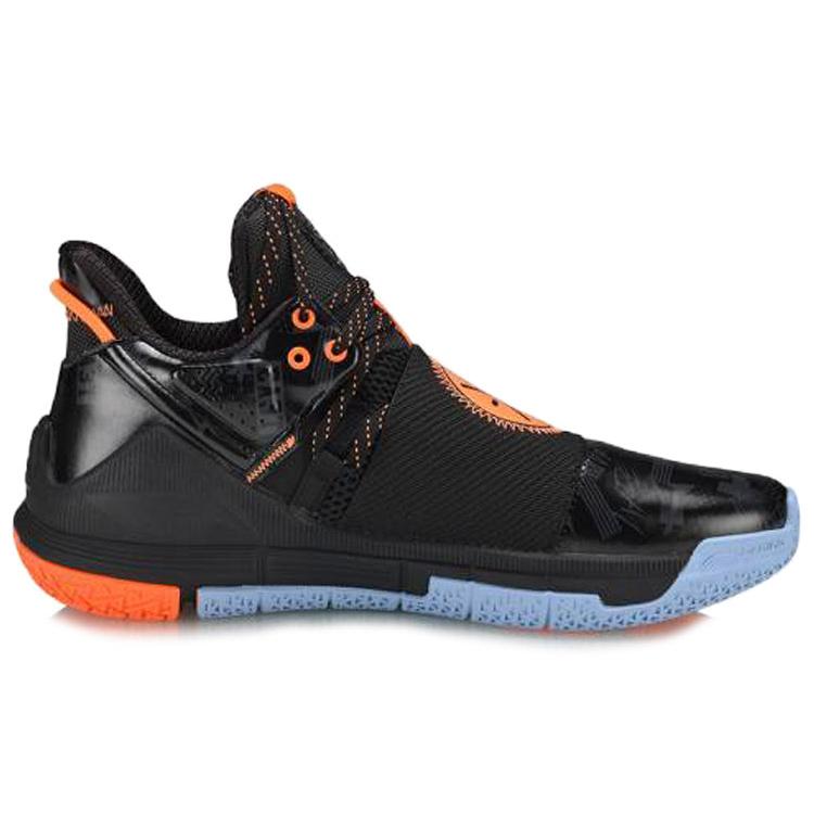 Li Ning WADE SHADOW Нескользящие Легкие Средние Баскетбольные Кроссовки Мужские Черные ABPQ007-4