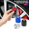 AAV1 4PC Metal Car Styling Wheel Tire Air Valve Caps Stem Cover For Porsche Cayenne Panamera Macan Boxster Cayman 718 911 Sticker