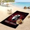 SC Freiburg FC Personalized Printed Beach Towel Soccer Logo Support Custom Name Text Absorbent Towel For Sport Travel Special Gift