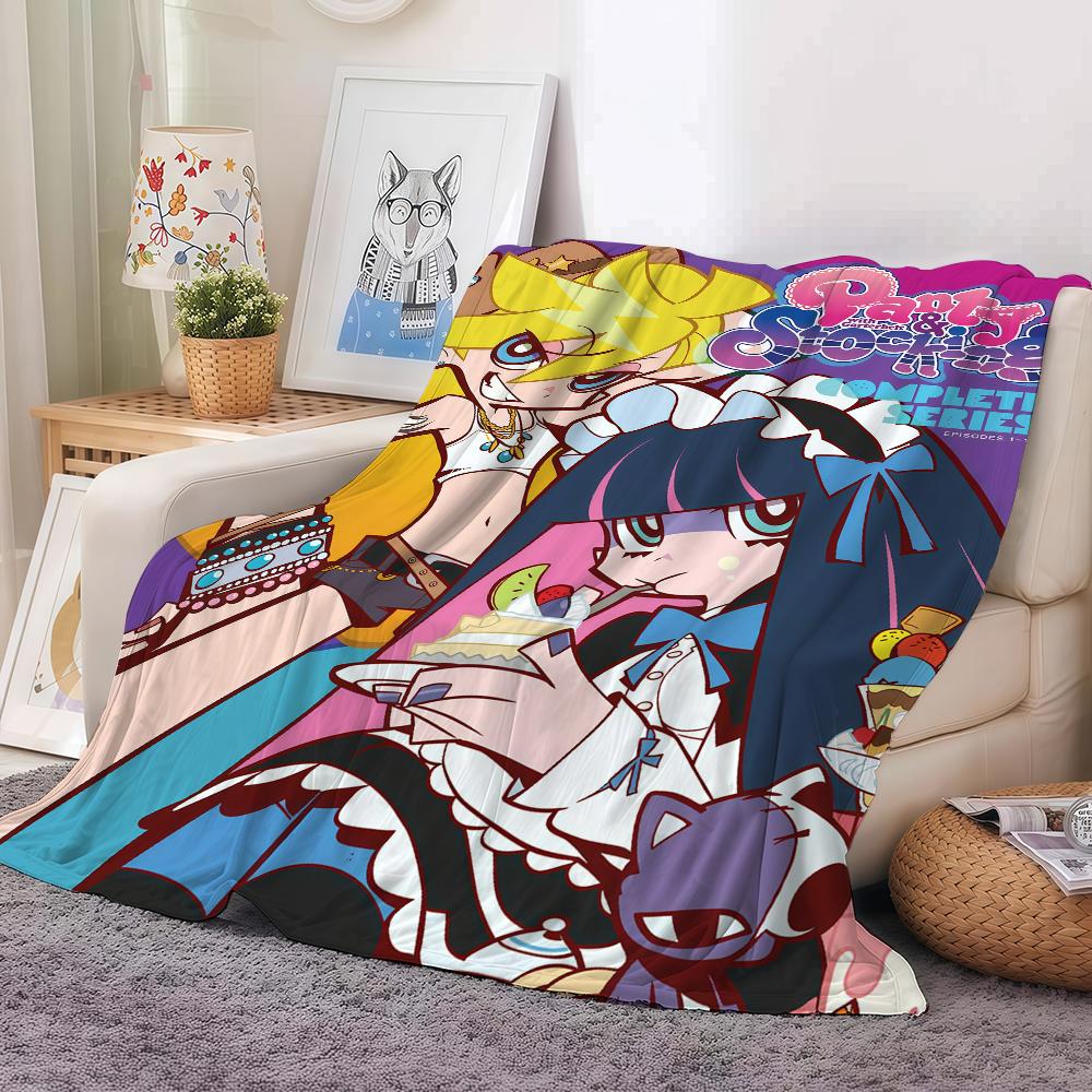Panty & Stocking with Garterbelt Плед Для Дивана Офиса Кровати Самолета Путешествий Сна Чтения Отдыха Кемпинга Мягкий И Теплый
