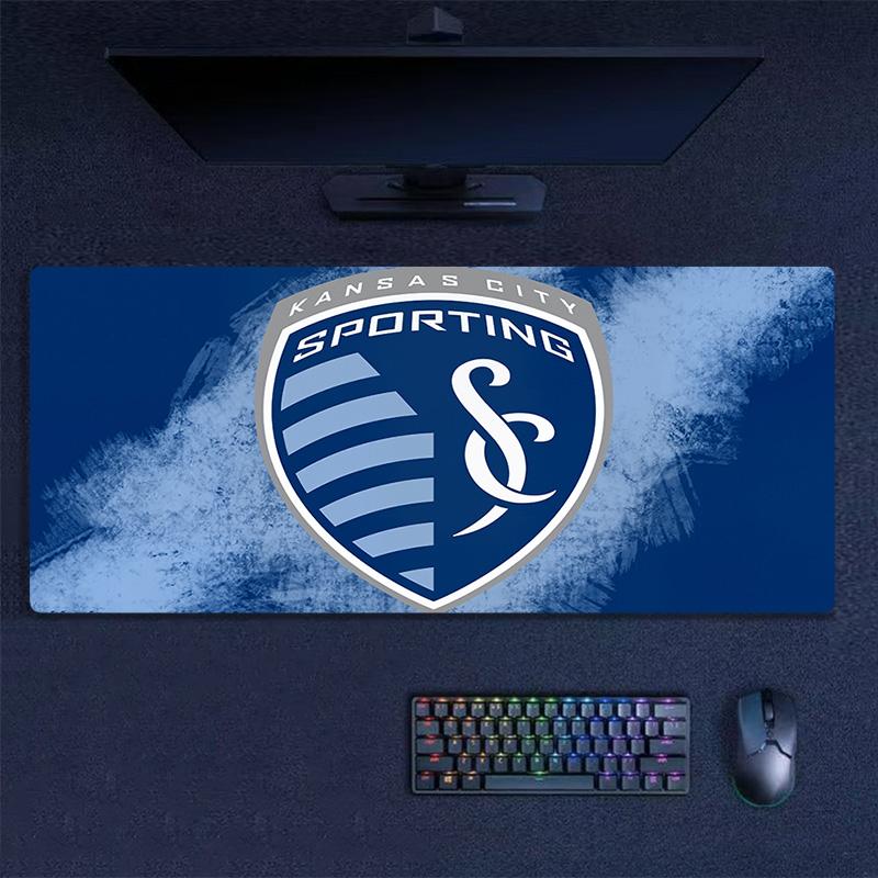 Sporting Kansas City Print Cushion Non-slip Laptop Tablet Big Mousepad XXL Mat Mini PC Playmat With Lock edge