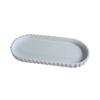 Wave Edge Oval Storage Tray Marble Pattern Vanity Storage Tray Jewelry Display Tray  Dressing Table