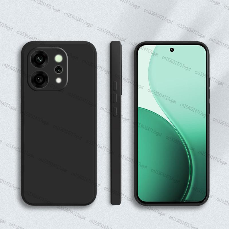 Для Oppo Reno 14 Чехол-накладка Для Oppo Reno 14 5G Ударопрочный Мягкий ТПУ Жидкий Силиконовый Чехол для Телефона Для Oppo Reno 14 Чехол