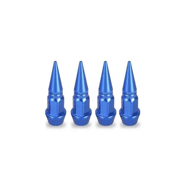 4Pcs 45/60mm Tire Valve Stem Cover Spiked Wheel Valve Cover Bicycles Tyre Hub Valve Stem Cover Motorcycle Tire Valves Covers Hat