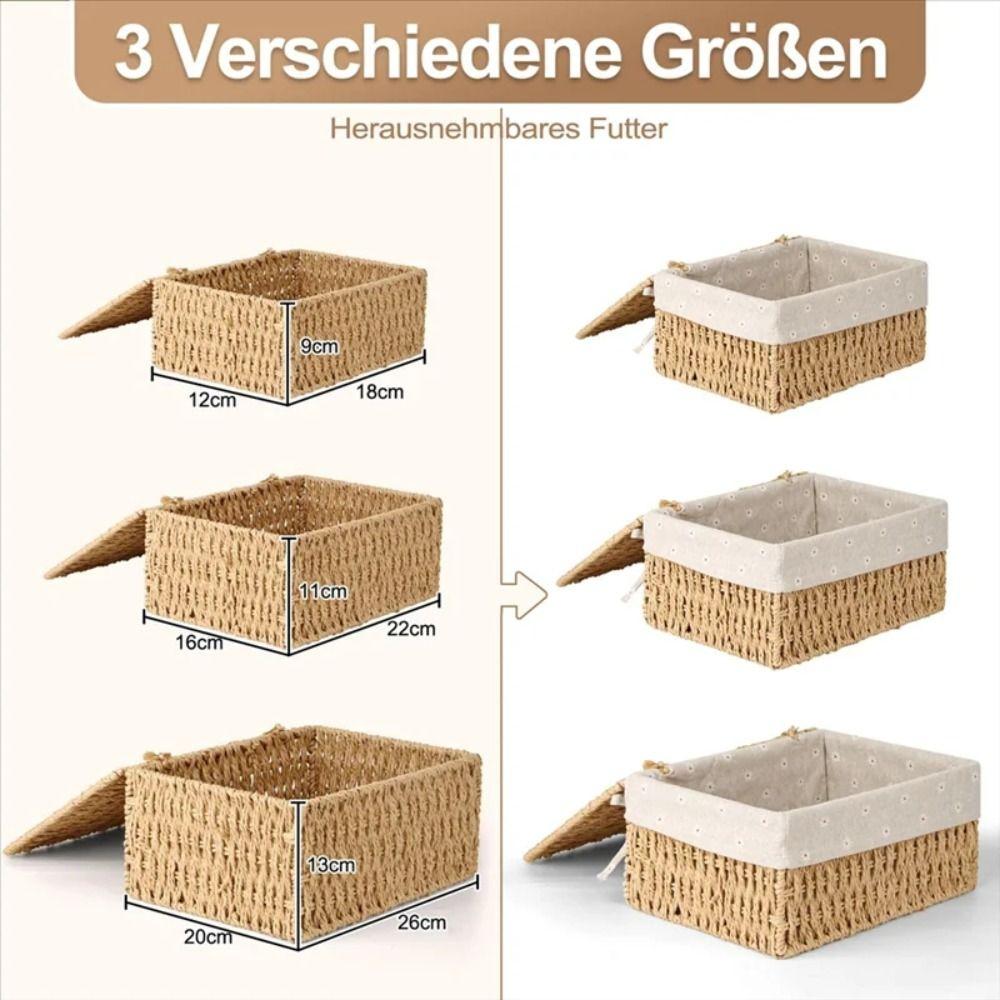 Bohemia Wicker Storage Baskets Hand Woven Storage Basket Rustic Woven Basket Home Decor