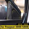 Передняя дверь автомобиля, внутренний треугольник, накладка на колонку для Peugeot 3008 5008 GT 2016 2017 2018 2022 2023