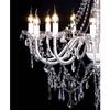VidaXL Venetian Baroque Chandelier 12 Lights 1600 Crystals Ceiling Lamp Living Room 60339