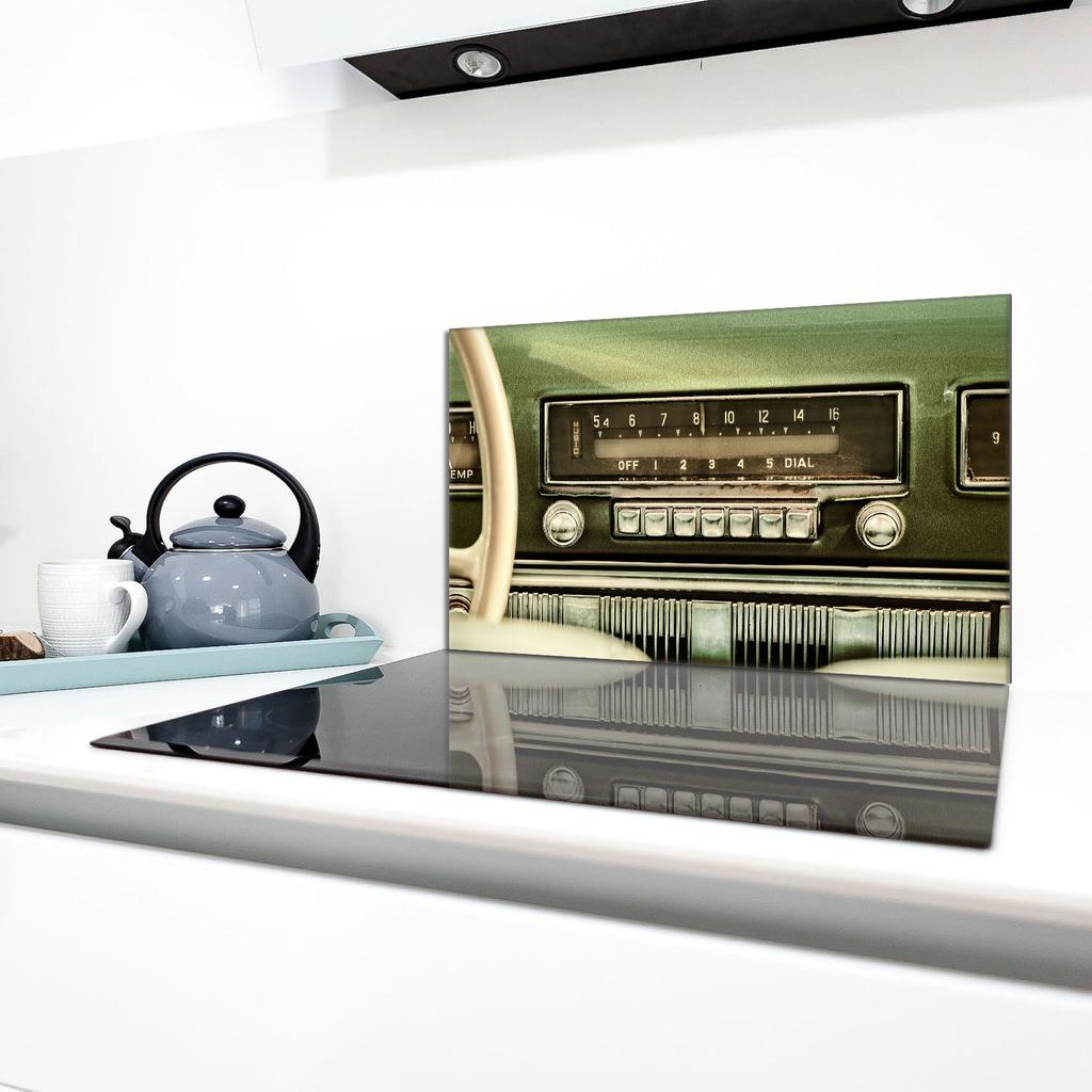 Szklana płyta ochronna na kuchenkę 90x52 Radio
