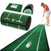 Putter Mat Set Your Putter Practice Mat Golf Putter Cup Automatic Return Ball SEAVER GOLF 9-piece [Practice Approach]