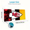 Kansas City Chiefs2 Print  Cushion Non-slip Laptop Tablet Big Mousepad XXL Mat Mini PC Playmat With Lock edge