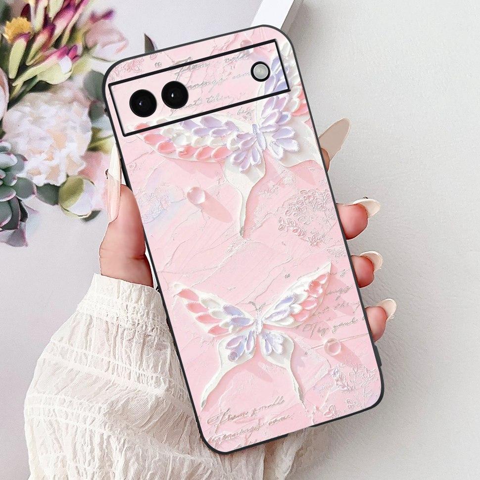 Luxury Painted Cover For Google Pixel 6A Case Soft Silicone Phone Case For Google Pixel 6A Google6A 2022 Back Cover 6.1"